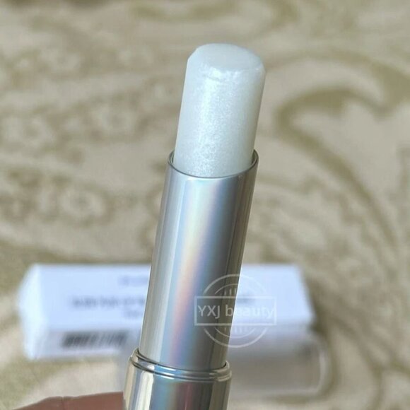 New MAC Glow Play Lip Balm~HALO AT ME (unshaded with pearl)~Full Size~Rare - Picture 1 of 4